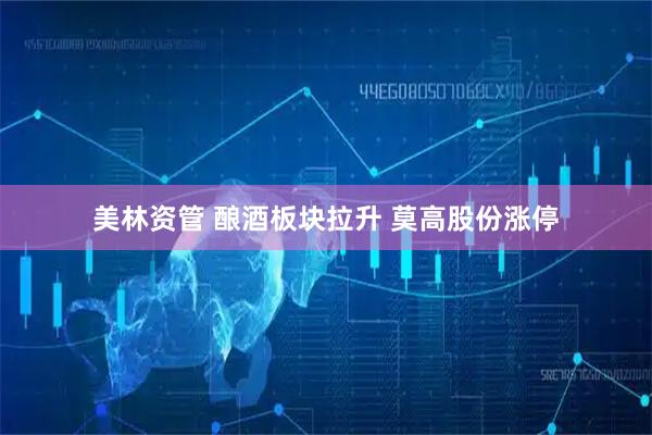 美林资管 酿酒板块拉升 莫高股份涨停