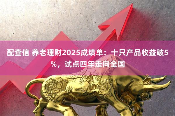 配查信 养老理财2025成绩单：十只产品收益破5%，试点四年走向全国